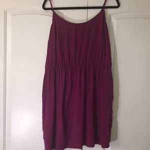 Purple/Maroon spaghetti strap dress